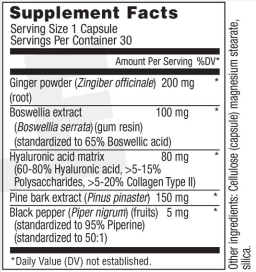 Joint Genesis Supplement facts